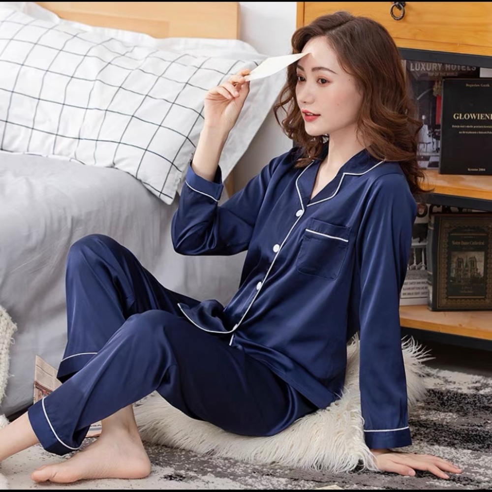 Dark Blue Pajama set